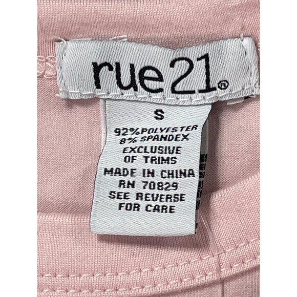 Rue 21 - Women's Short Sleeves T-Shirt - Pink - Small - Picture 9 of 12